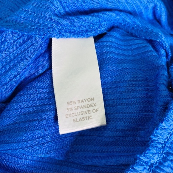 Avenue BLUE Cage Back Top NWT Size 14/16 & 18/20 - Picture 8 of 8